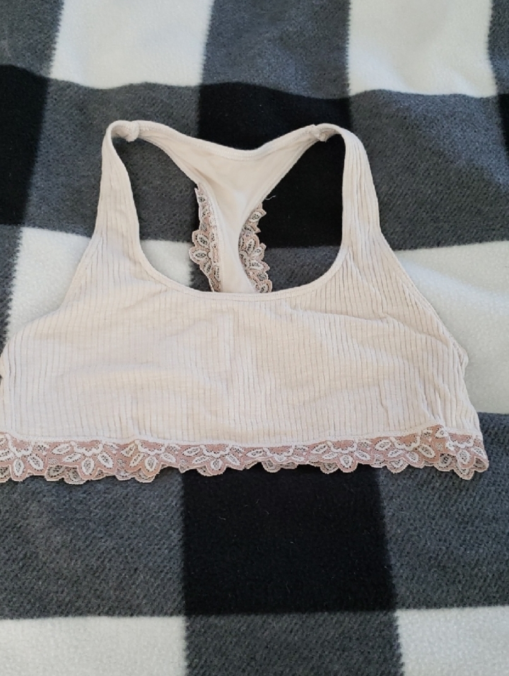 Aerie Lace Trim Bralette Like New